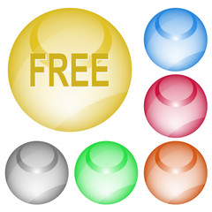 Free. Vector interface element.