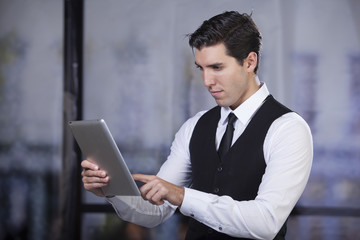 businessmen in office