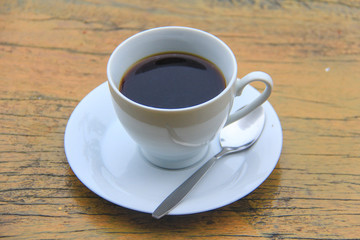 Coffee cup on a white background.