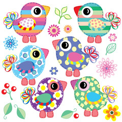 Fototapeta premium decorative birds