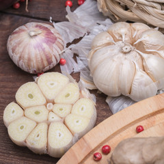 fresh spices on a desk