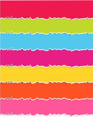 Obraz premium Bandes de papiers déchirés