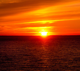 Fiery Backdrop Idyllic Wallpaper