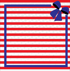 Patriotic background for Fourth of July