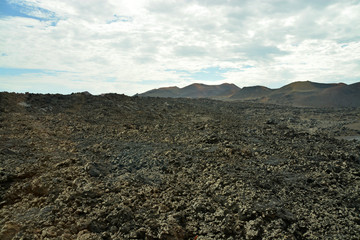 ladera del volcán de timanfaya, Lanzarote
