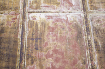 Red rusty door
