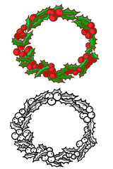 holly wreath