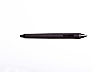 Stylus pen for touchscreen tablet isolated on white background