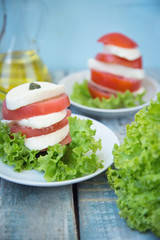 salad with mozzarella