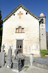 The church of San Michele at Palagnedra on Centovalli valley