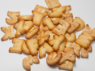 alphabet biscuit