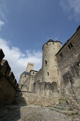 Fototapeta na wymiar Cité de carcassonne