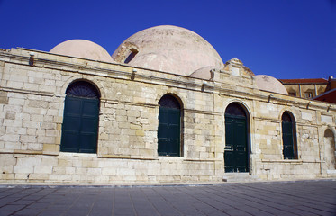 Fototapeta premium Dome of the mosque on the island of Crete, Greece .