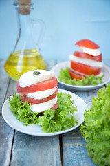 salad with mozzarella