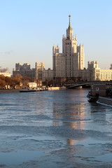 Obraz premium Kotelnicheskaya Embankment Building