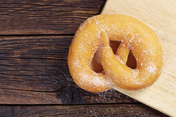 Pretzel with sugar