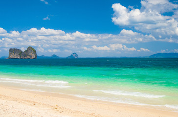 Divine Coastline Serene Waters