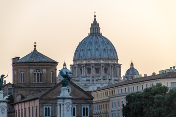 Fototapeta na wymiar St. Peter's Basilica copula