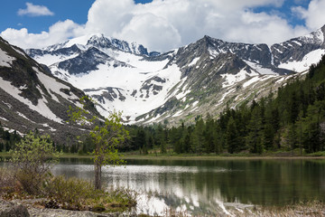 Beautiful landscape of Altai mountains