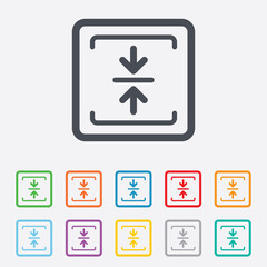 Archive file icon. Compressed zipped file.