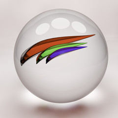 fishbowl, abstract illustration