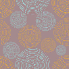 Light Purple Circles Seamless Pattern