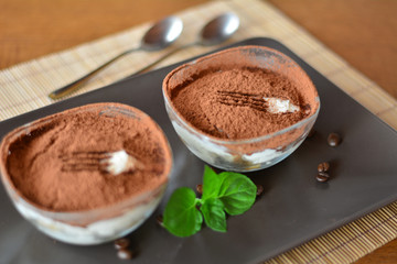 Fresh italian tiramisu