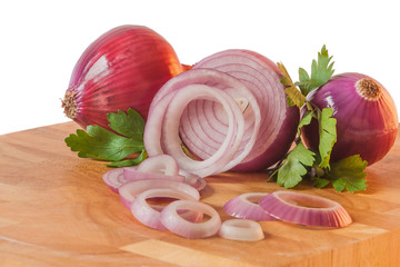 Onion and parsley