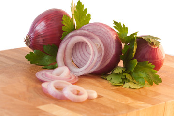 Onion and parsley