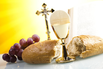  Holy Communion Bread, Wine 