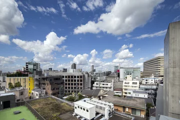 Abwaschbare Fototapete suburban tokyo skyline © Dan Talson