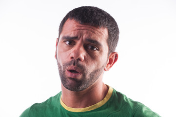 Obraz premium man looking disappointed