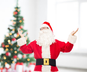 man in costume of santa claus