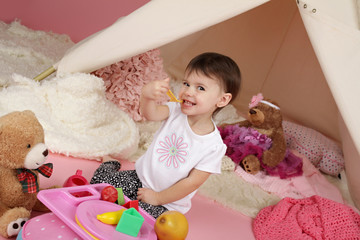Child Play: Pretend  Food, Toys and Teepee Tent