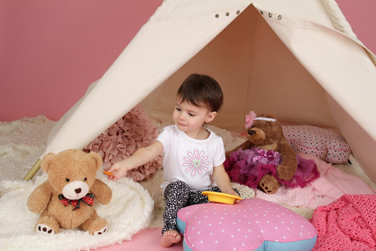 Child Play: Pretend  Food, Toys and Teepee Tent
