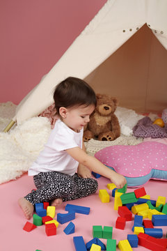 Child Play: Toys, Building blocks and Teepee Tent
