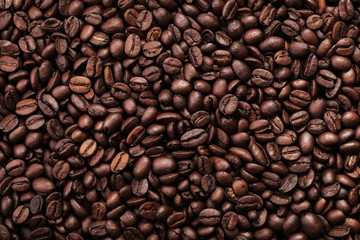 Coffee beans background