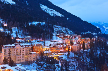 Mountains ski resort Bad Gastein Austria