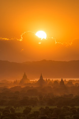 temples in Bagan, Myanmar