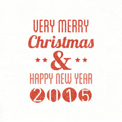 Merry Christmas & Happy New Year writing