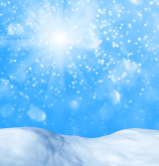 Winter festive background