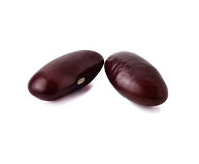 kidney beans on white background