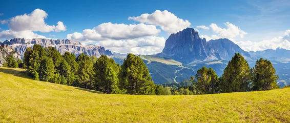 Zelfklevend Fotobehang magical mountain landscape © Leonid Tit