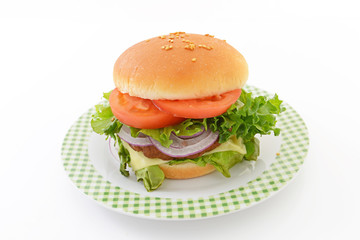 美味しそうなハンバーガー