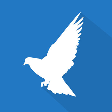 Creative dove icon