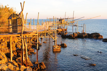 Abruzzo trabocco Punta Lupone