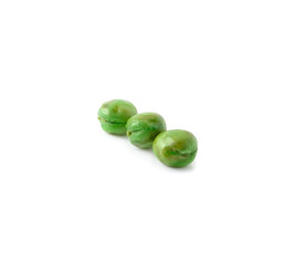 peas isolated on white background
