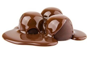 candy in a chocolate