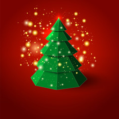 Abstract  christmas tree