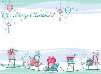 Christmas and New Year card.